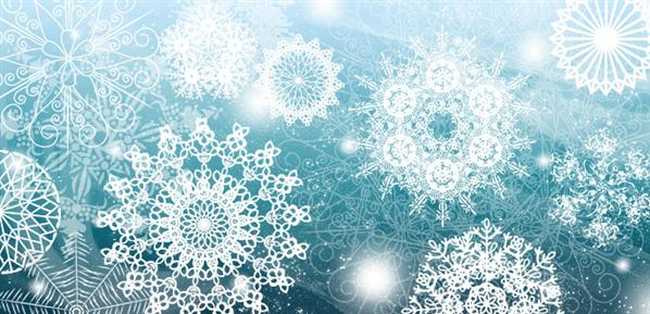 Snowflake
 Brushes by arsgrafik photoshop resource collected by psd-dude.com from deviantart