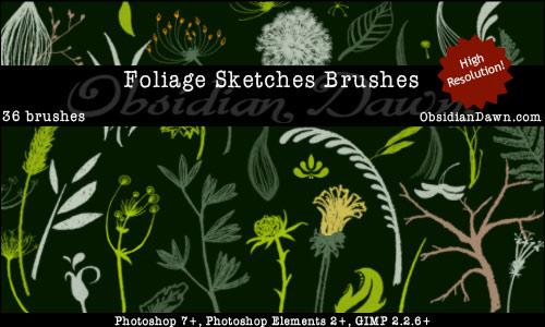 Flower
Sketches Brushes by redheadstock photoshop resource collected by psd-dude.com from deviantart
