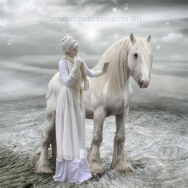 White wild beauty by CindysArt photoshop resource collected by psd-dude.com from deviantart