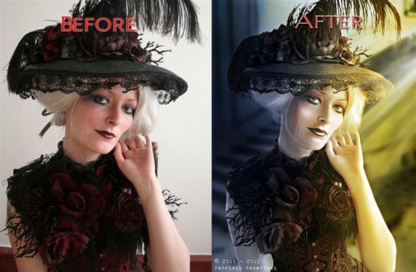 Before After Portrait Retouch and Manipulation
