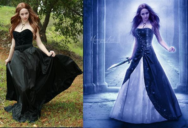 Cinderellas Revenge Before and After Photoshop