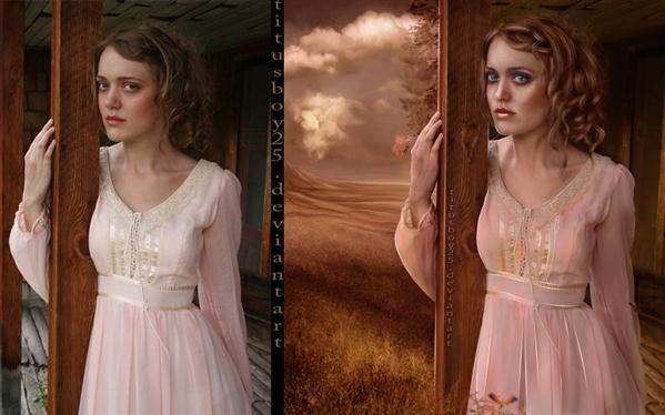 Romantic Painting Portrait Retouch