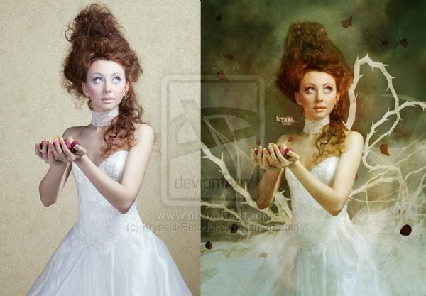 Fantasy Dream Before After Photoshop Manipulation
