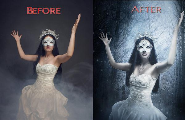 Ice Queen Photoshop Manipulation