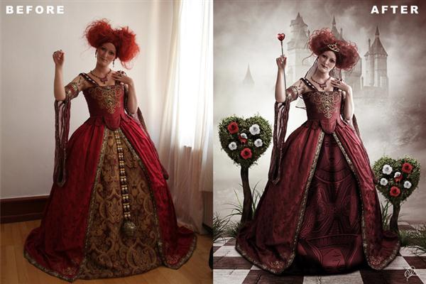 Queen Of Hearts Photo Manipulation