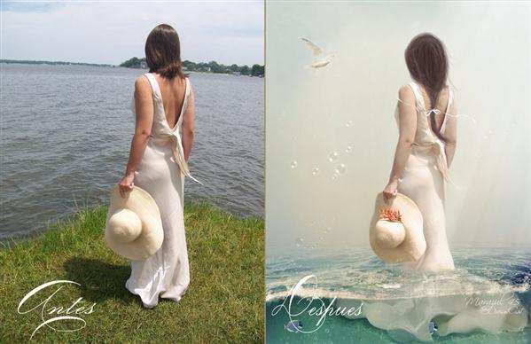 Summer Breeze Before After Photo Manipulation