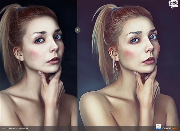 Realistic Painting Action for Photoshop by SodaSong