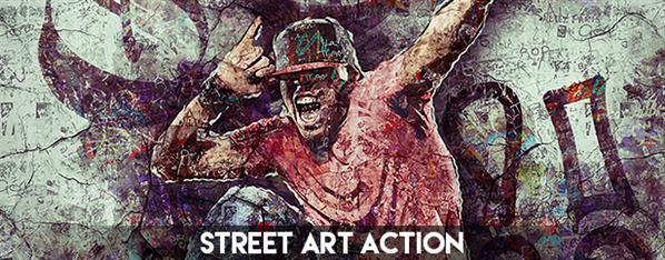 Street Art in Photoshop Using Pro Actions