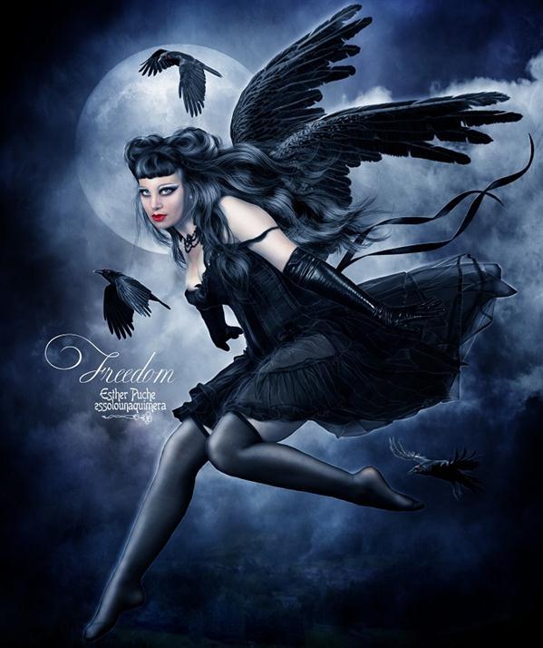 Dark Angel Photo Manipulation