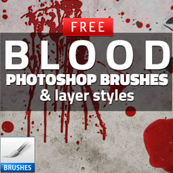 Blood Drip Brushes for Photoshop psd-dude.com Resources