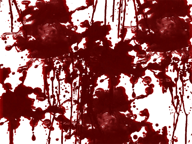 Free Blood Splatter and Drip Texture