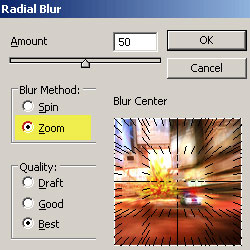 Zoom Radial Blur Photoshop Tutorials psd-dude.com Resources