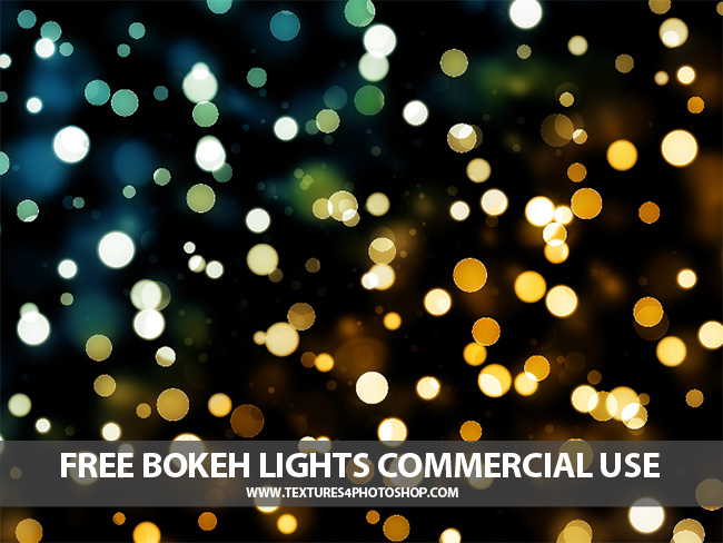 Free Bokeh Lights Texture Photoshop Overlay