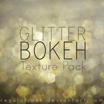 Glitter Bokeh Texture Pack by regularjane photoshop resource collected by psd-dude.com from deviantart