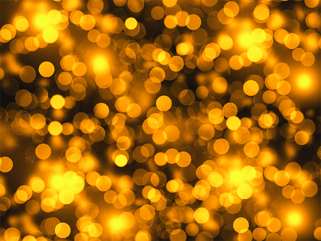 Golden Lights Bokeh Texture for Free