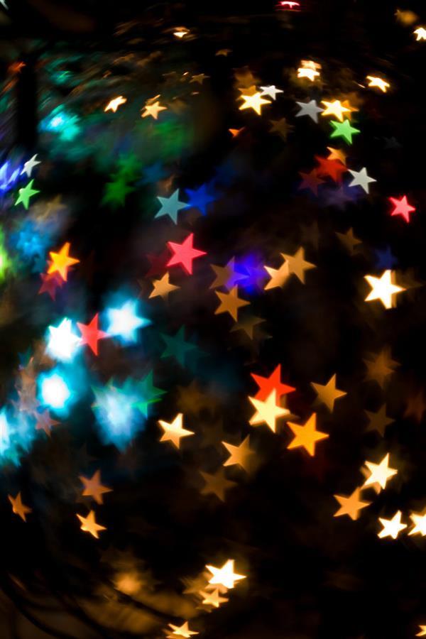 Star Night Lights Free Background