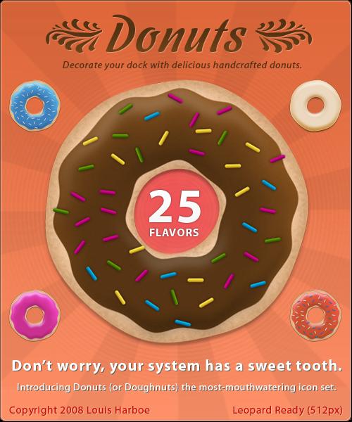 Donuts by lharboe photoshop resource collected by psd-dude.com from deviantart