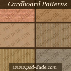 <span class='searchHighlight'>Cardboard</span> Seamless Patterns for Photoshop psd-dude.com Resources