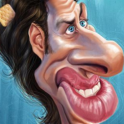 Funny Caricatures of Celebrities by Artist Anthony Geoffroy psd-dude.com Resources