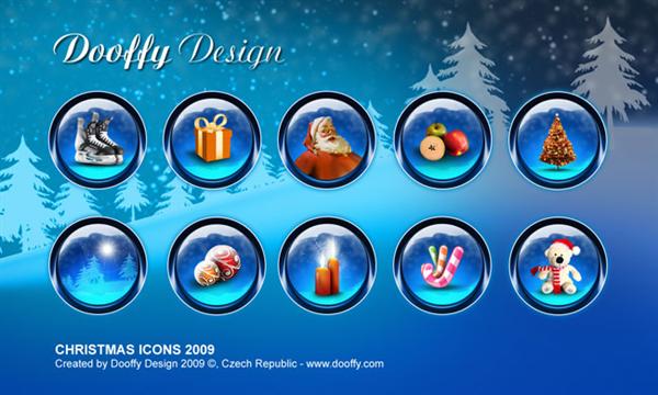 Christmas
 icons by Dooffy-Design photoshop resource collected by psd-dude.com from deviantart