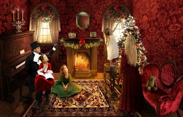 Victorian Christmas by Kimberly-M photoshop resource collected by psd-dude.com from deviantart