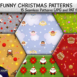 Christmas Patterns for Photoshop Free And Premium PAT Files psd-dude.com Resources