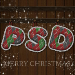 Amazing Christmas Inspired Photoshop Text Tutorials psd-dude.com Resources