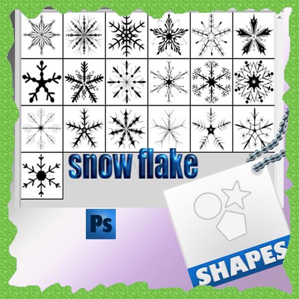 Snowflake Xmas Shapes