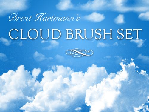 Cloud Brush Set 1 by Aiquandol photoshop resource collected by psd-dude.com from deviantart