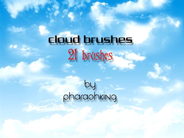 clouds photoshop brushes by pharaohking photoshop resource collected by psd-dude.com from deviantart