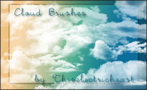 Real Cloud Brushes by thiselectricheart photoshop resource collected by psd-dude.com from deviantart