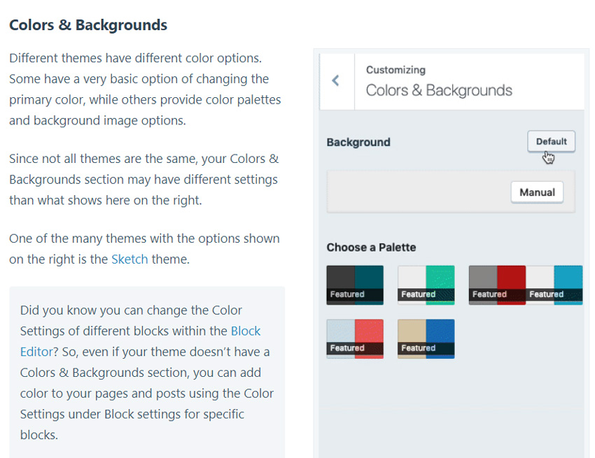 Wordpress Color Customizer