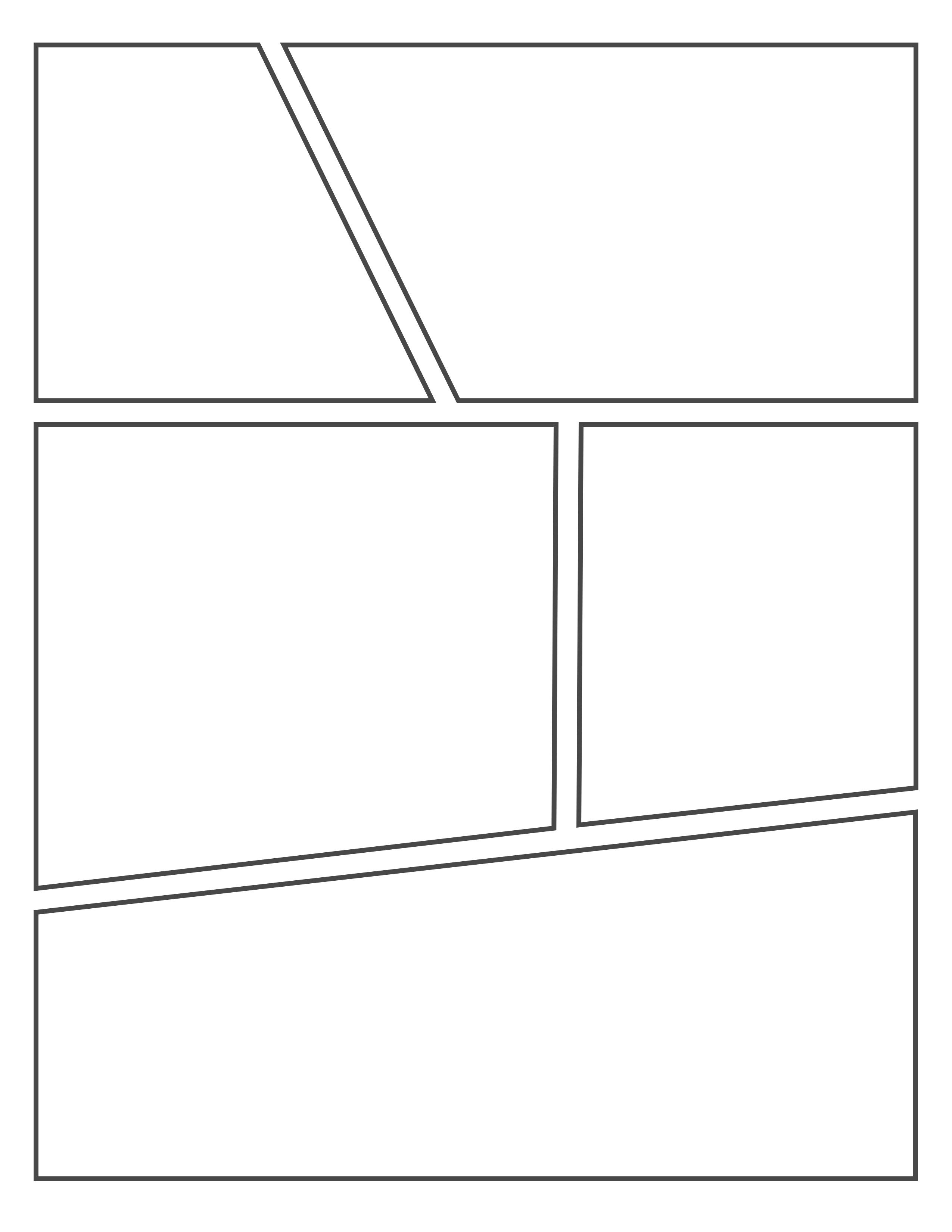 Comic Strip, Blank for Teachers