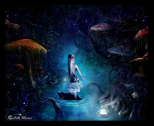 Somewhere
in Wonderland by Lillucyka photoshop resource collected by psd-dude.com from deviantart