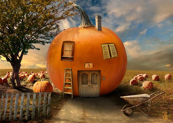 Pumpkin garden by cristalart photoshop resource collected by psd-dude.com from deviantart