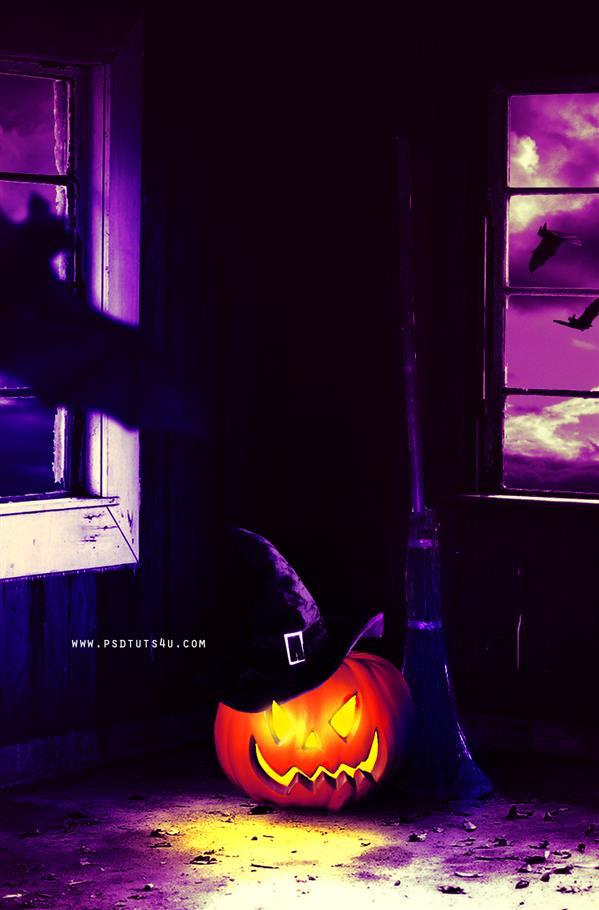 Evil Pumpkin for Halloween Tutorial