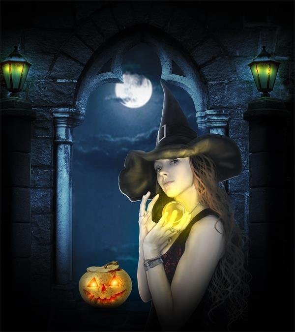 Halloween Evil Witch Photoshop Tutorial