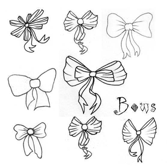 Bows
 Brushes by circle--of--fire photoshop resource collected by psd-dude.com from deviantart