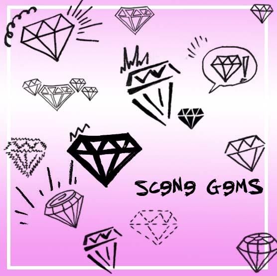 Scene
 Gemstones by circle--of--fire photoshop resource collected by psd-dude.com from deviantart