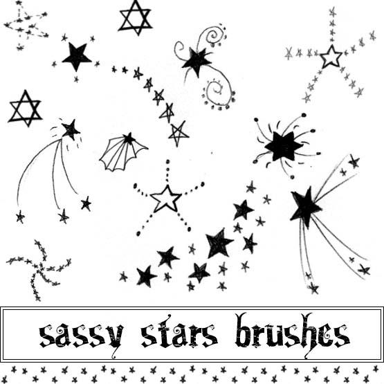 Stars
 Brushes by circle--of--fire photoshop resource collected by psd-dude.com from deviantart