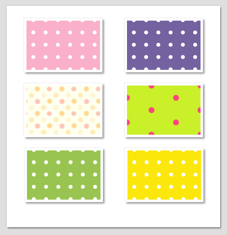 Photoshop Polka Dot Pattern Tutorials