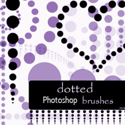 Dotted Photoshop Brushes psd-dude.com Resources