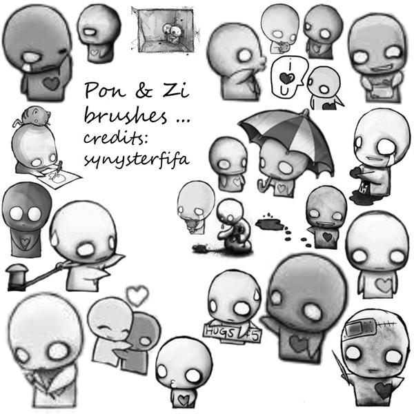 Pon
 And Zi by synysterfifa photoshop resource collected by psd-dude.com from deviantart