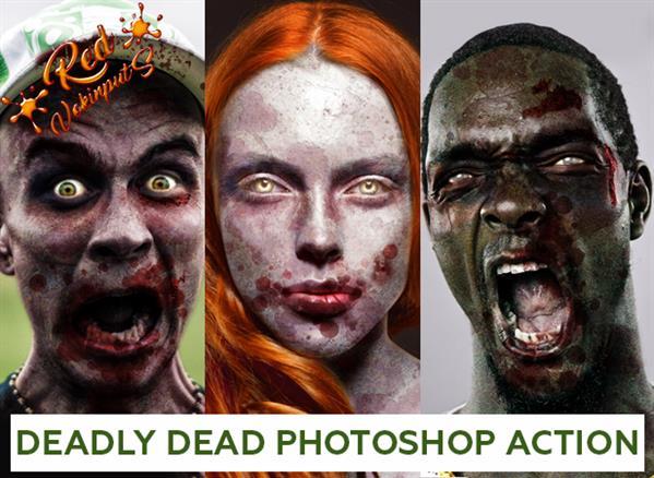 Dead Zombie Portrait Effect Photoshop Action