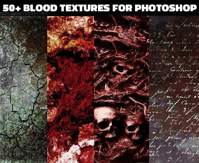 Macabre horror textures for photoshop manipulation