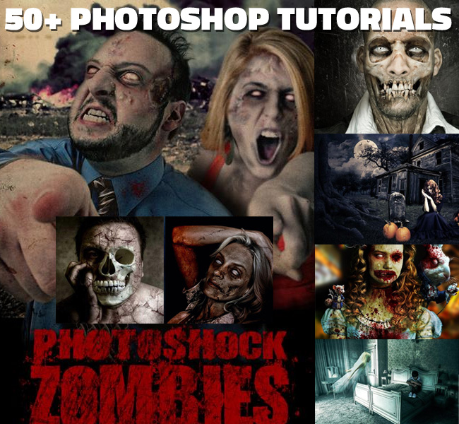Over 25 Dark horror photoshop tutorials collection