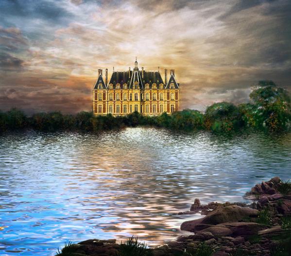Fantasy Castle BG Stock by irinama photoshop resource collected by psd-dude.com from deviantart