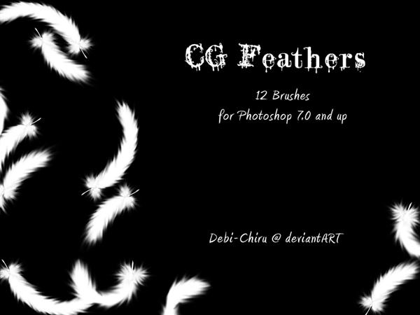 CG
 Feathers by Debi-Chiru photoshop resource collected by psd-dude.com from deviantart