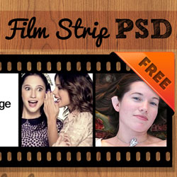 Film Strip Vector PSD Free Template psd-dude.com Resources