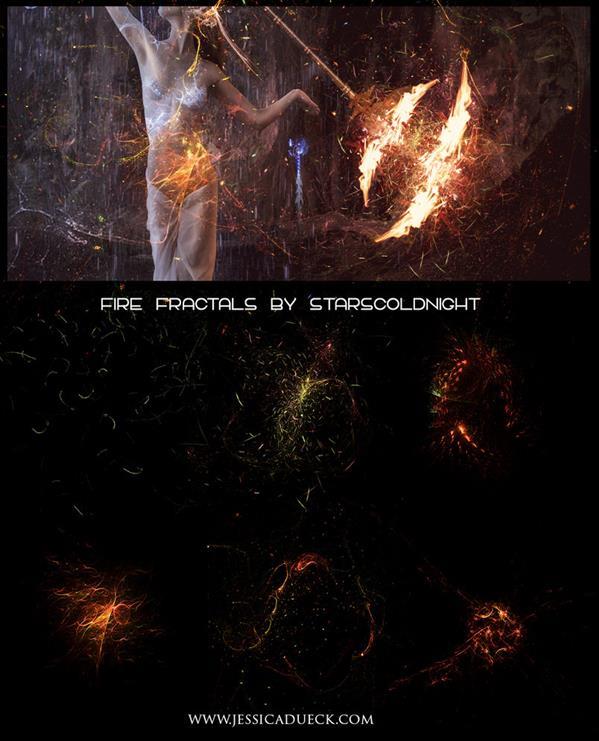 Fire sparks Fractals Free Download